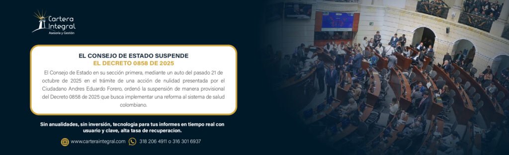 Decreto 0858 Suspendido: Alerta para Hospitales y Clínicas por Pagos de EPS
